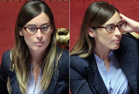 Essere Bella E Un Peccato Il Ministro Boschi Si Mette Gli Occhiali
