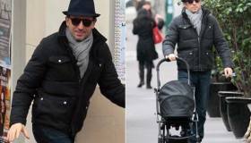 Gad Elmaleh a passeggio col piccolo Raphaël. E Charlotte dov’è?