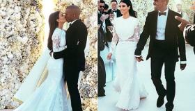 Kim Kardashian: finalmente le foto del suo splendido abito da sposa