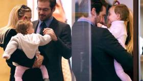 Tomaso e Sole Trussardi: la piccolina sempre più somigliante al suo papà