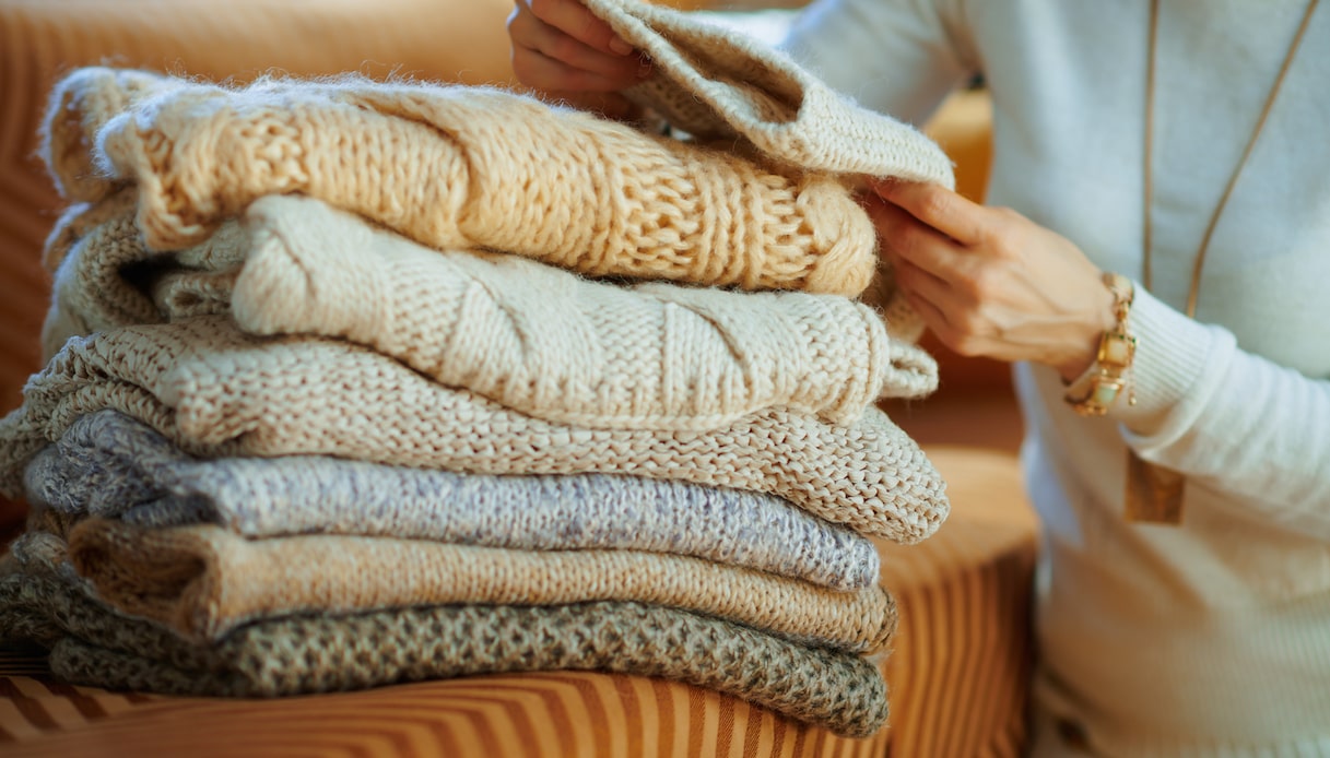 Tarme lana e cotone nell'armadio: proteggere i vestiti