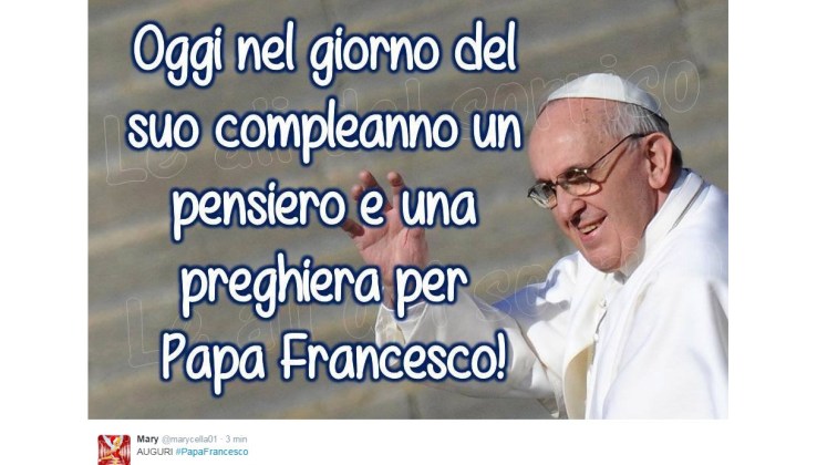 Papa Francesco Gli Auguri Social Dilei