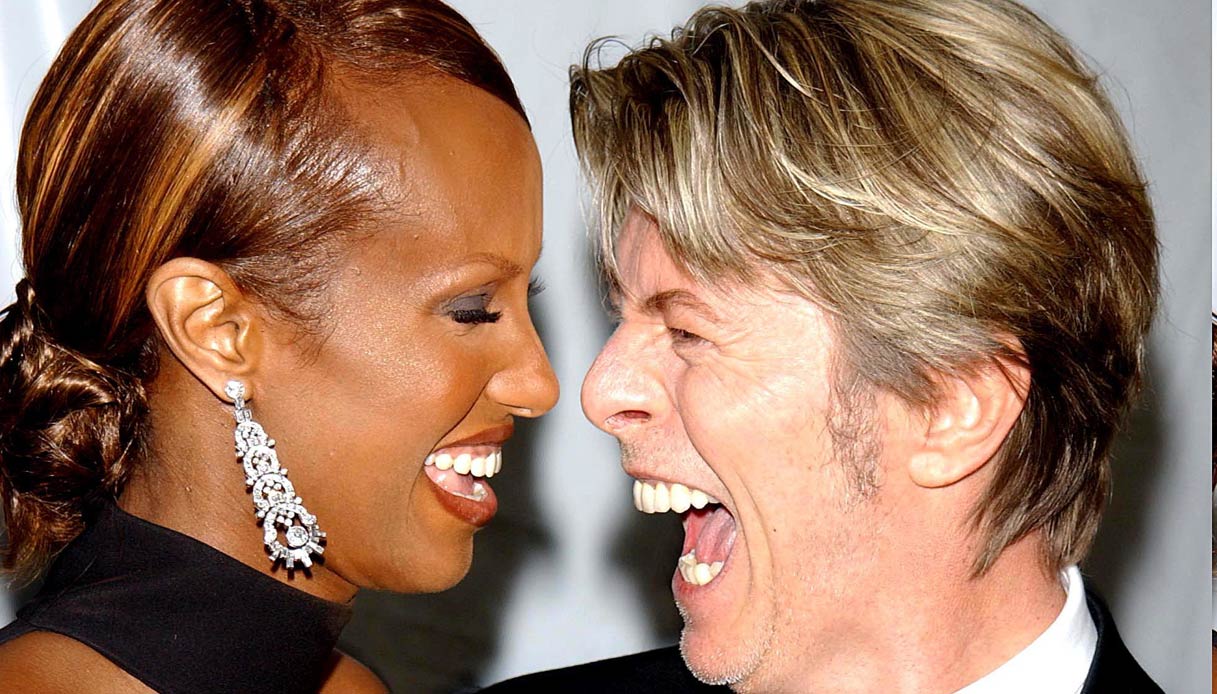 Дети дэвида боуи. Иман Боуи. Дэвид Боуи и Иман. David Bowie & Iman. Жена Дэвида Боуи.