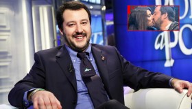 Matteo Salvini bacia Elisa Isoardi: “Io l’amo”