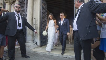 Bastian Schweinsteiger e Ana Ivanovic, matrimonio a Venezia