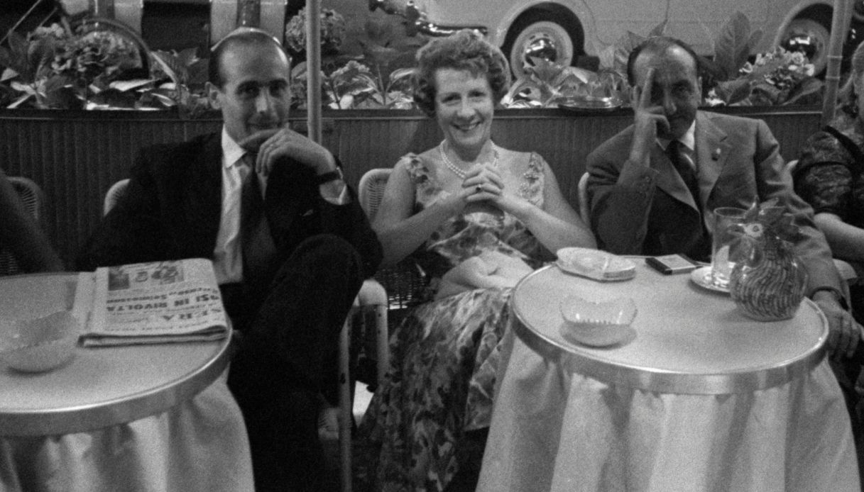 Fernanda Gattinoni nel 1958 al Cafè de Paris