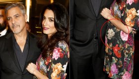 George Clooney, Amal è incinta: il pancino ora si vede