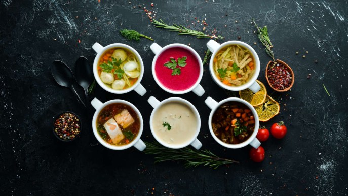 Zuppa, minestra o vellutata: quali sono le differenze