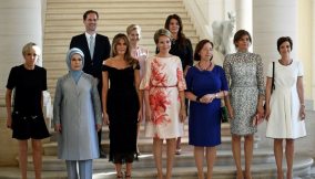 First Lady e First Gentleman al vertice Nato