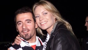 Max Biaggi e Anna Falchi ai tempi del loro amore, nel 1999