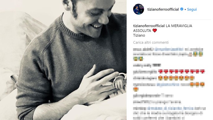 Tiziano Ferro è diventato papà? La foto su Instagram