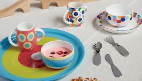 Alessandro Mendini firma Alessini, il servizio da tavola (di design) per i bimbi