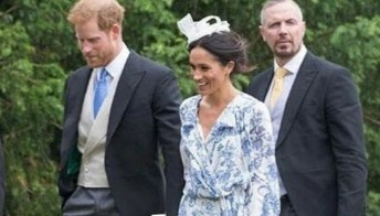 Meghan Markle al matrimonio della nipote di Lady Diana