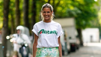 La capsule Alitalia di Alberta Ferretti sulle ali delle fashion blogger