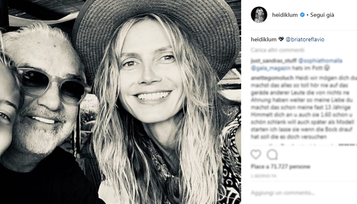 Heidi Klum E Flavio Briatore Insieme In Sardegna 