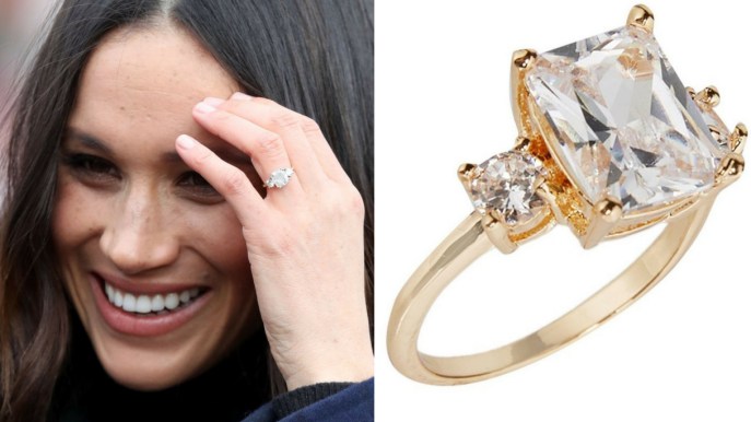 L’anello di fidanzamento di Meghan Markle in vendita a 2 euro