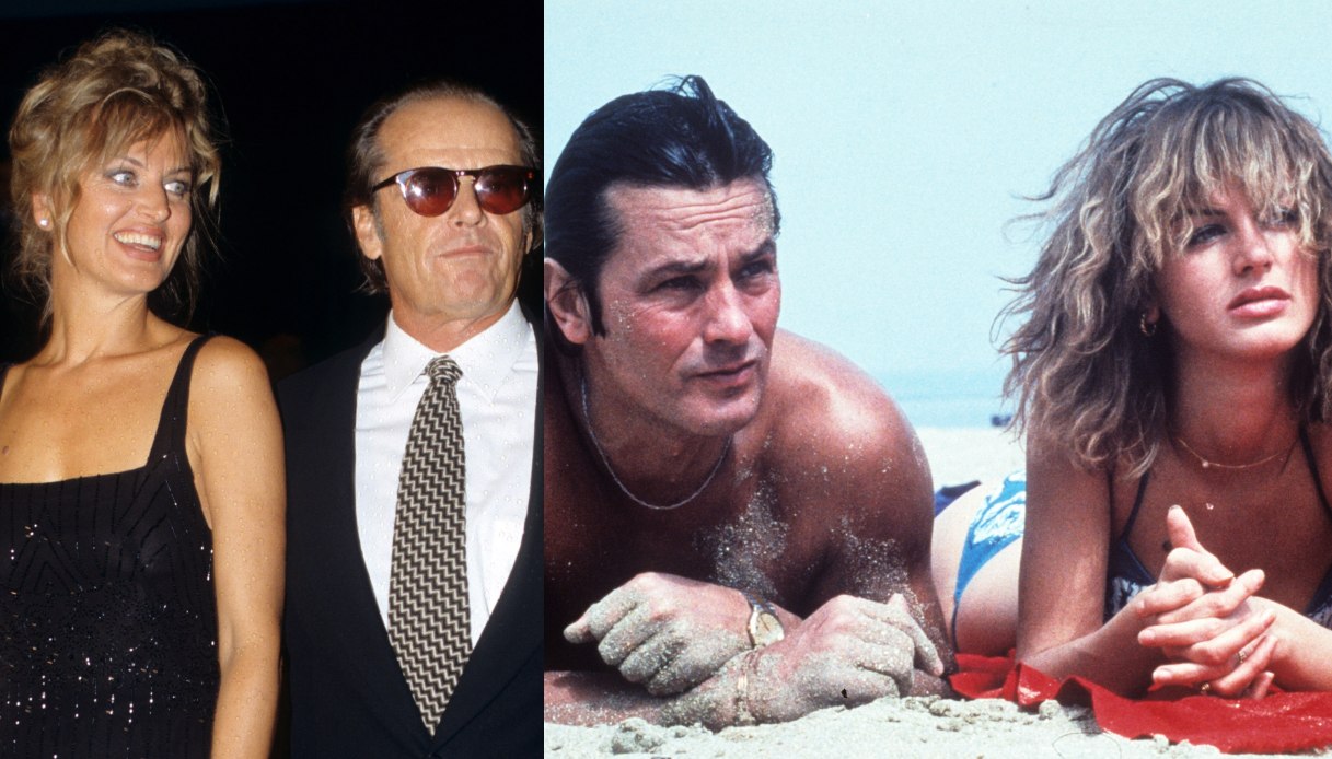 Dalila Di Lazzaro con Alain Delon e Jack Nicholson