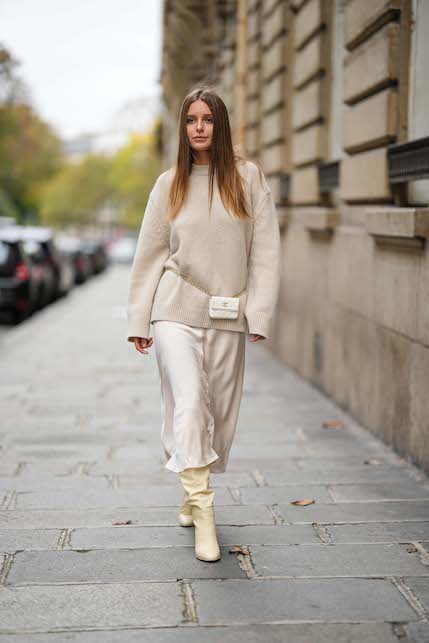 Outfit bianco in inverno, idee di look
