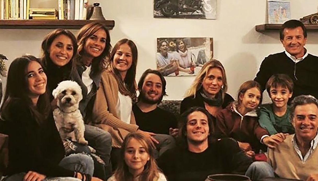 Roberto Parodi e famiglia