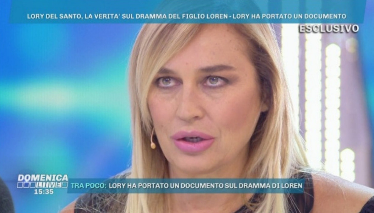 Lory Del Santo svela il dolore per Loren e la paura per Devin