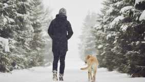 Walking in the cold