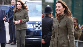 Kate Middleton incanta con la giacca country chic di Dubarry