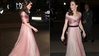 Kate Middleton, l’abito rosa di Gucci