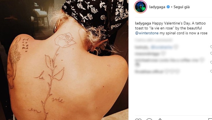Lady Gaga: tutti i suoi tatuaggi e il loro significato