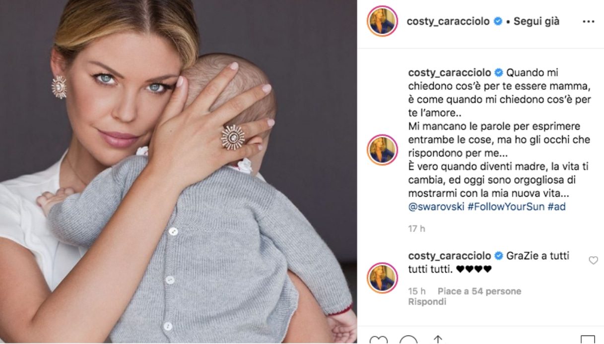 Costanza Caracciolo e Stella Vieri Instagram