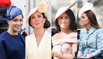 Kate Middleton e Meghan Markle al Trooping The Colour negli anni
