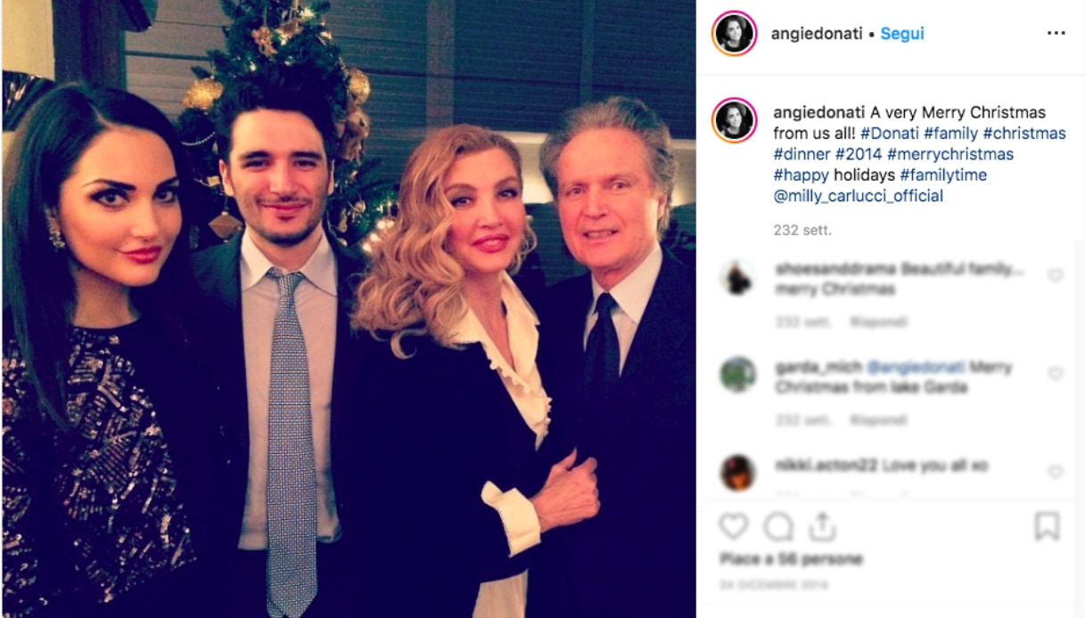 Patrick Donati e Milly Carlucci Instagram
