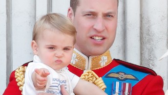 Kate Middleton, il figlio Louis al Trooping The Colour