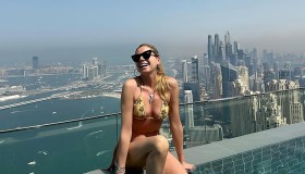 Federica Panicucci splendida in bikini su Instagram e sua figlia è identica a lei