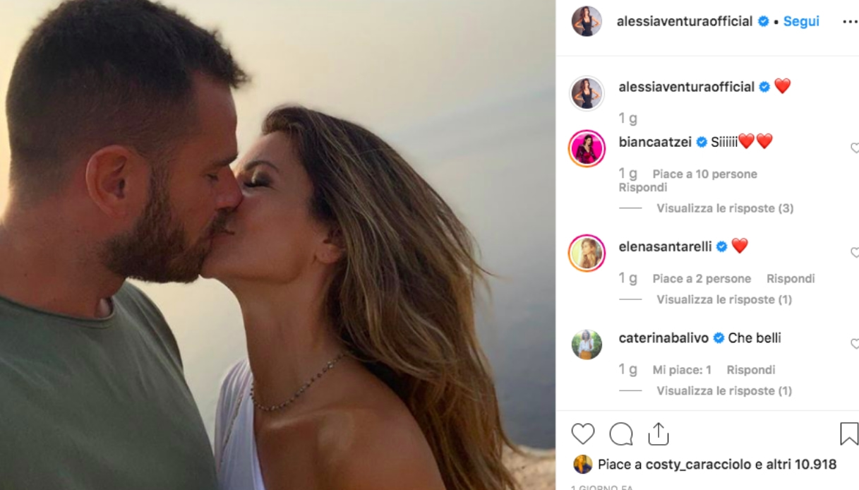Alessia Ventura e Gabriele Instagram