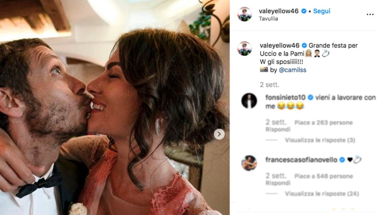 Francesca Sofia Novello e Valentino Rossi Instagram