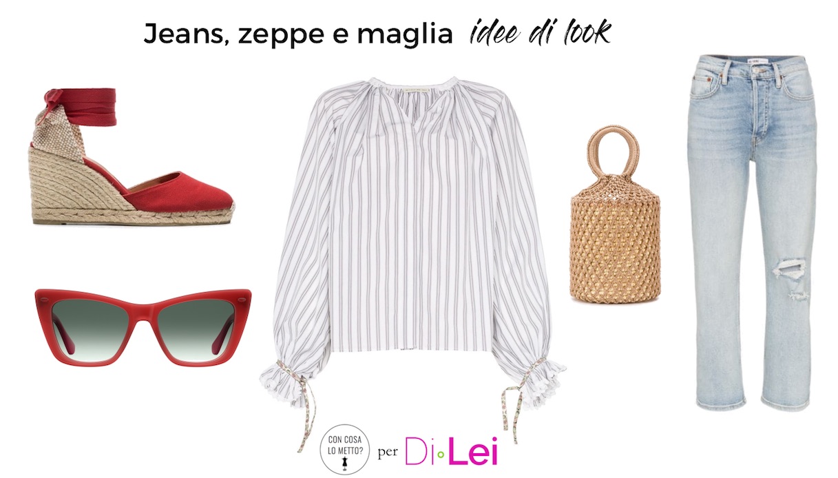 Zeppe, jeans e maglia: come mixare questi tre capi