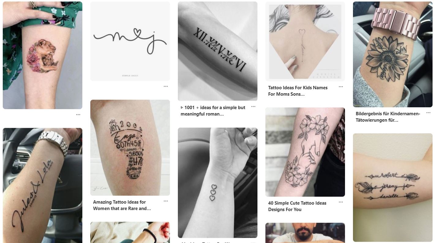 Tatuaggi Dedicati Ai Figli Tante Idee Da Realizzare Dilei