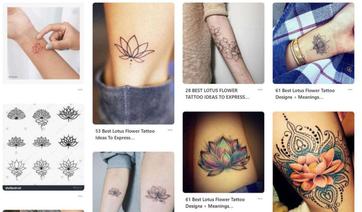 Tatuaggio con fiore di loto: idee e simbologia