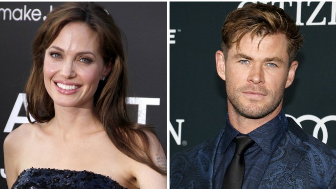 Angelina Jolie, flirt con Chris Hemsworth. E la figlia va da papà Brad Pitt