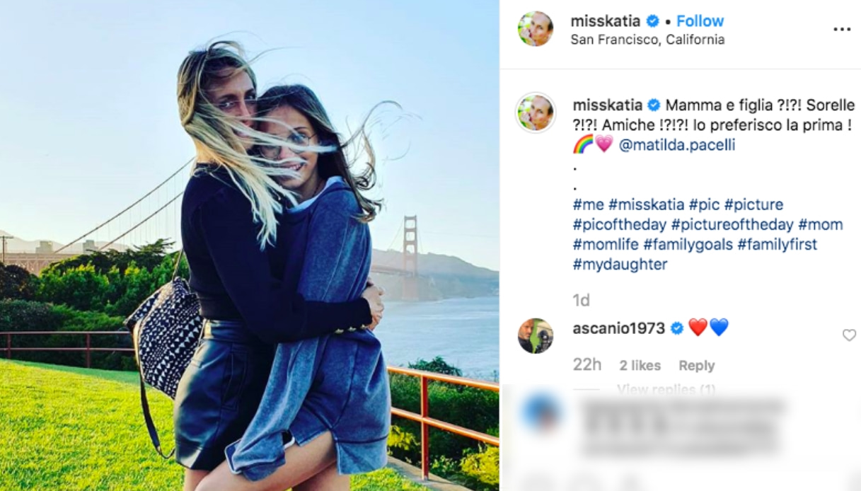 Katia Pedrotti e la figlia Matilda Instagram