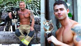 Il calendario dei pompieri australiani a favore degli animali