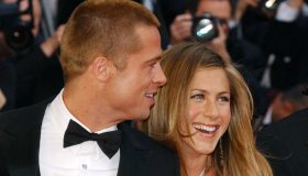 Brad Pitt e Jennifer Aniston di nuovo insieme alla festa di Natale