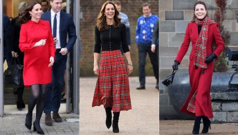 Kate Middleton, i look rossi per dicembre