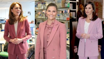 Kate Middleton, Letizia di Spagna e le altre: look rosa da Regine