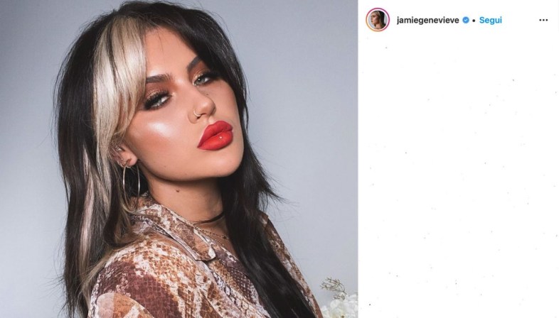 Capelli Neri E Ciocche Bionde Anche Solo Da Un Lato