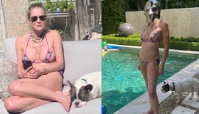 Sharon Stone, pazzesca a 62 anni. Foto dalla quarantena dorata