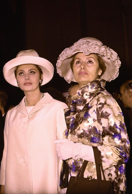 Sophia Loren con la madre