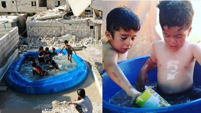Siria: “Questi sono i loro centri estivi, queste le loro piscine”