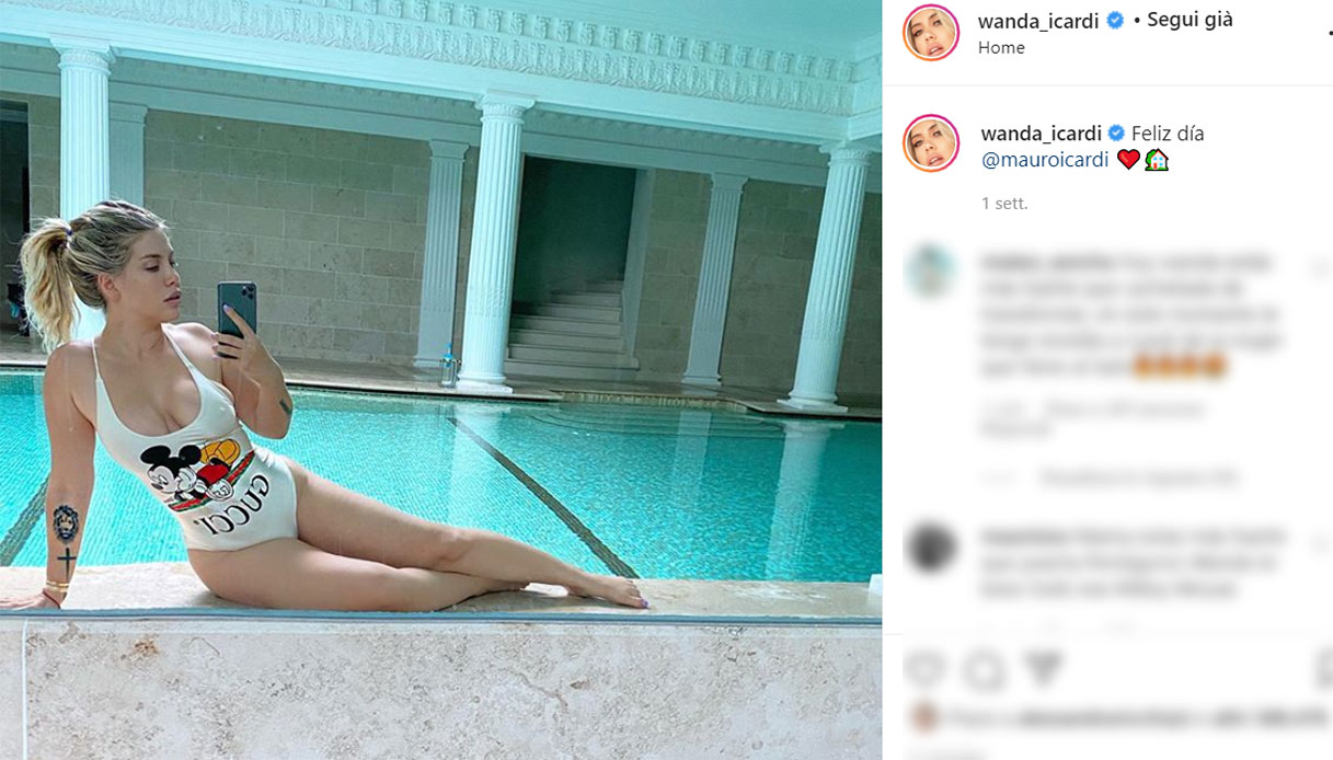 Wanda Nara nuda a cavallo: la polemica infinita