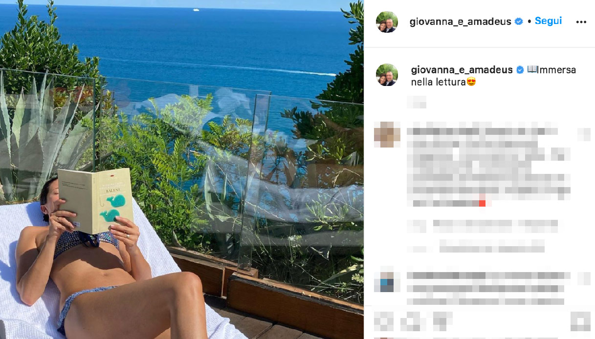 Giovanna Civitillo, la moglie di Amadeus Instagram